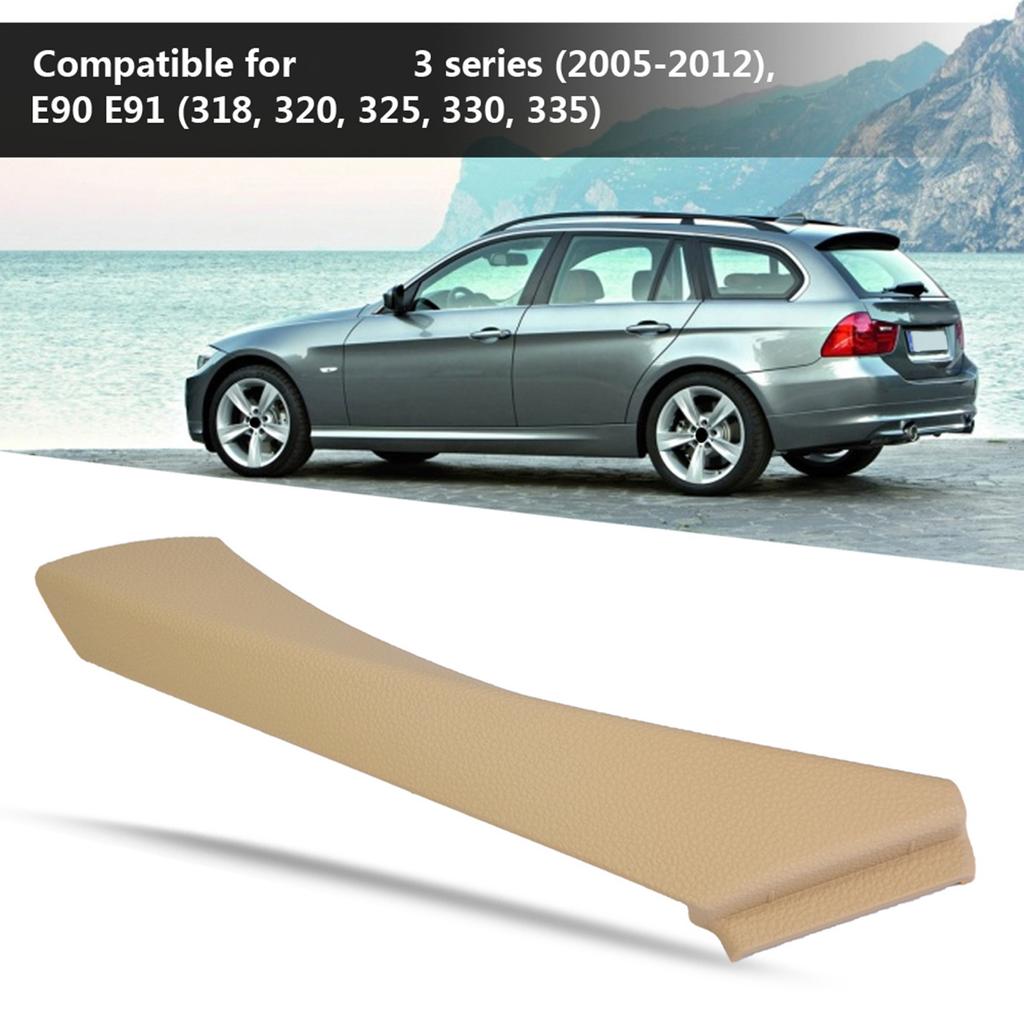 Car Inner Handle Right Interior Door Panel Pull Trim Cover for 3 Series (Beige)