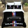 Mustang Car Logo 3D NEW Duvet Cover Pillowcase Bedding Set Adult Boy Girl Bedroom Decoration Children Single Double Large