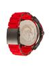 Diesel Oversized 57mm Chronograph with Red Strap for Men – Bold Statement Timepiece for Night Out, Street Style & Festival Vibes – DZ7370
