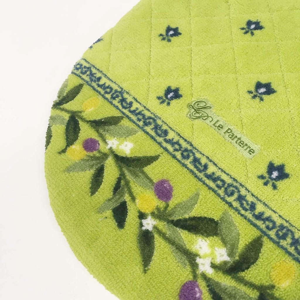 Senko Olive Toilet Lid Cover, Green, Antibacterial and Odor Resistant, Made In Japan, 33078