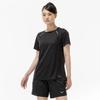 Running Wear Dry Aeroflow High Breathability J2MAD204 Ladies Black M [Mizuno] T-Shirt [Women's]