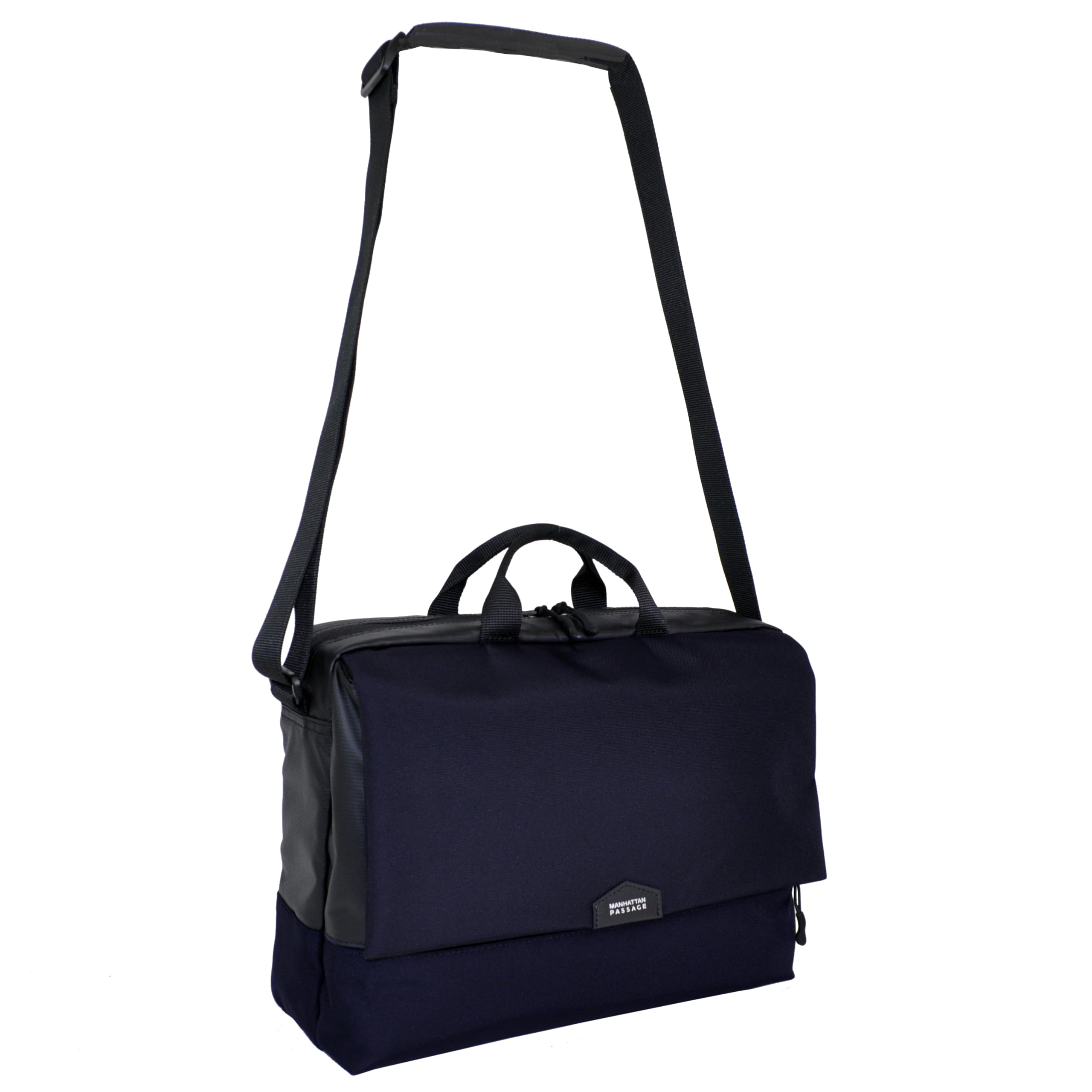 

5680MB A4 Flap Shoulder Bag EST3 Unisex [Manhattan Passage] 2.0, (Midnight Blue) midnight синього кольору