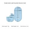 Table Silicone Mold Beautifully Hand-made Home Decoration Luxury Home Accessories Decorative Crystal Display Stand Perfect Gift