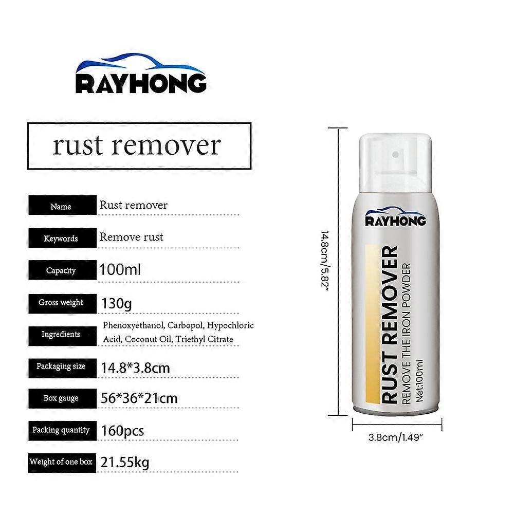 2026!!1-5x Limited time!!Rayhong Rust Remover Car Tire Metal Parts Cleaning Multifunctional Anti-Rust Screw Loosening Lubricant