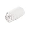 Fitted Sheet - 100% Cotton - White - 90x190 Cm - Pocket 25 Cm - Plain