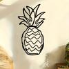 Pineapple Metal Wall Art, Tropical Iron Decor for Home Patio Garden