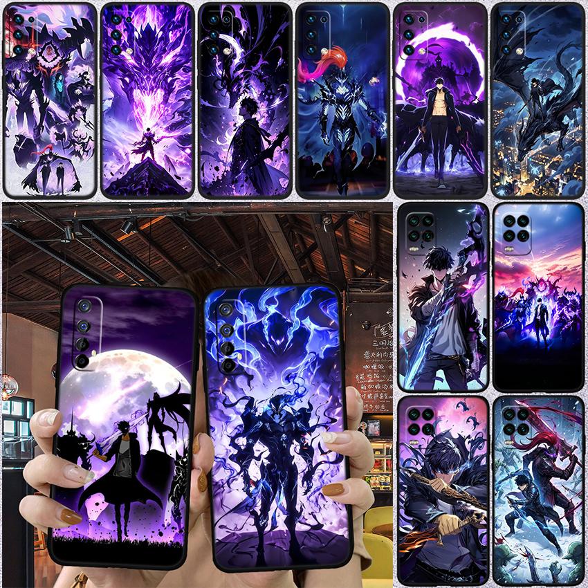 QE3 Anime Sung JinWoo Hülle für Samsung Galaxy M06 M15 M16 M35 M55 M56 A36 A42 A50 A50S A51 A52 A32 A33 A05 A05S A06 A16 A20