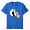 Unicorn Middle Finger T Shirt Unisex Unisexs TShirt Streetwear Tshirts Anime Clothes Four Seasons
