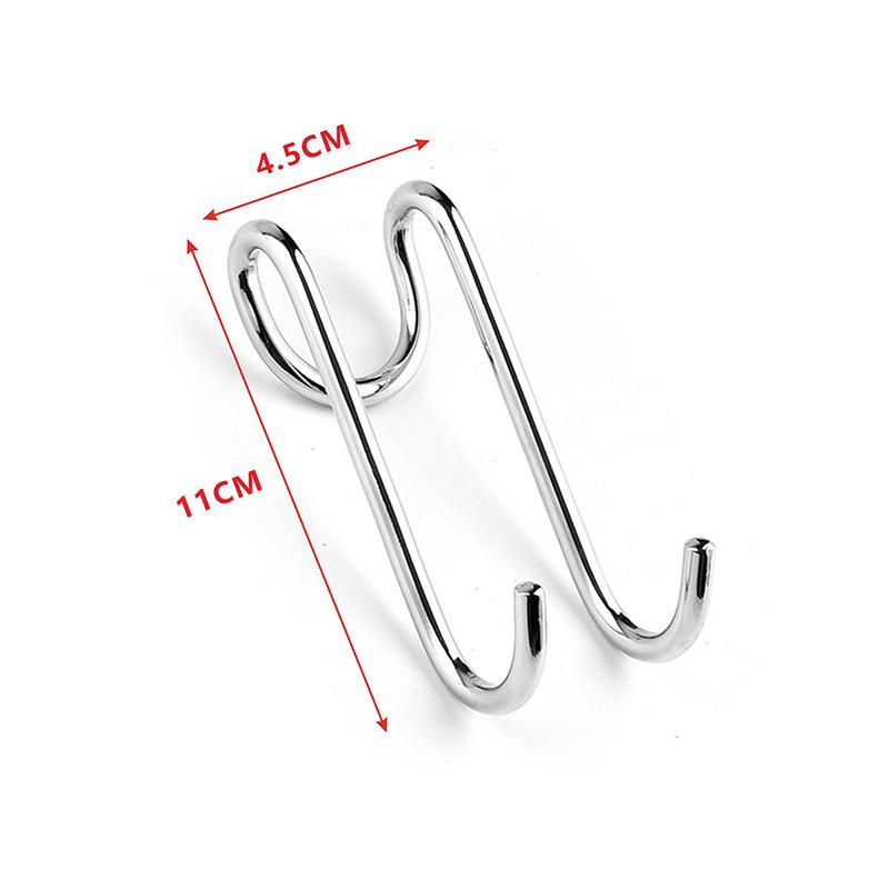 

Silver simple design Door Hook, Bathroom Frameless Glass Shower Door, Towel hooks