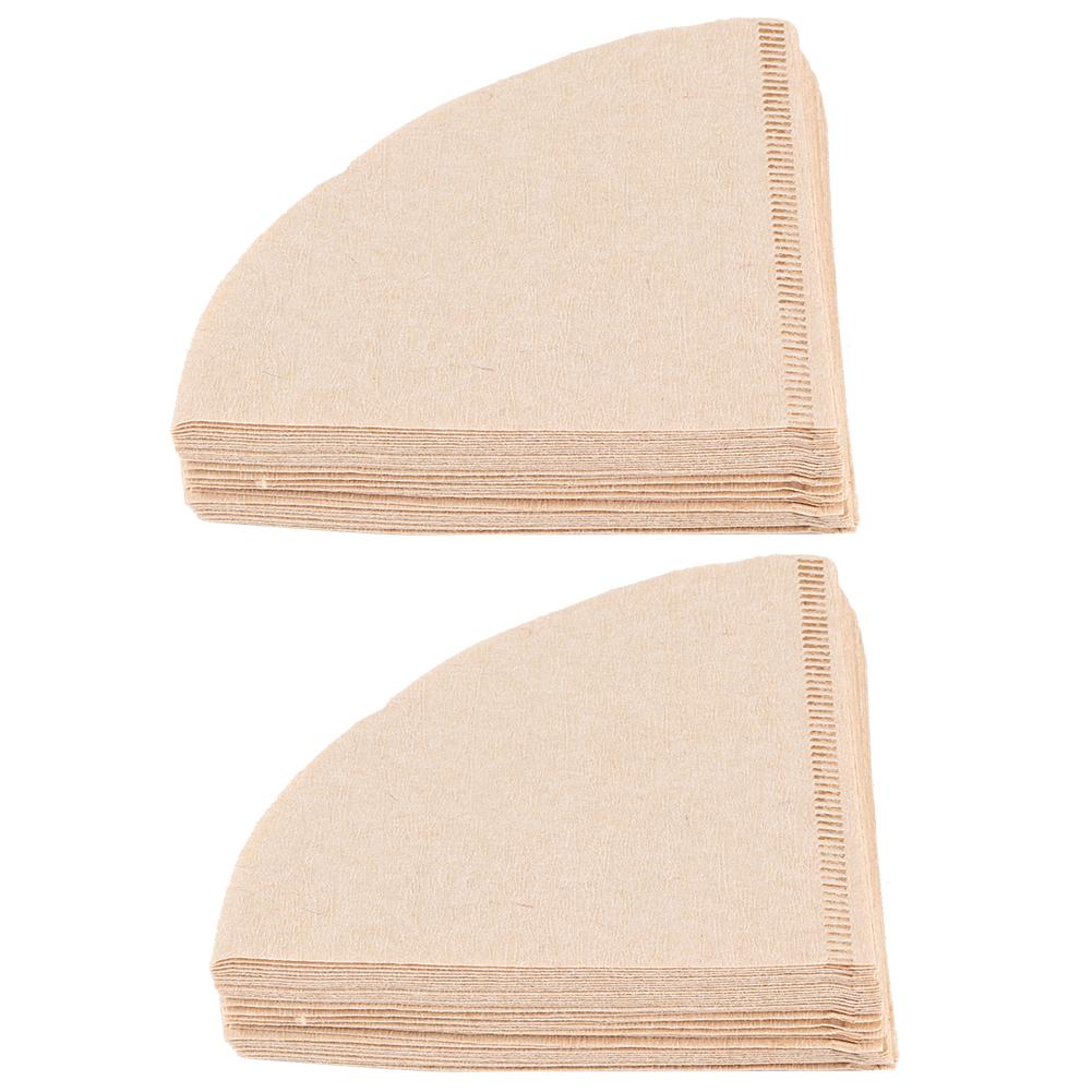 80Pcs ConeShaped Descartável Filtro de Café Papel Gotejamento Cafeteira Acessório para Fazer em Casa