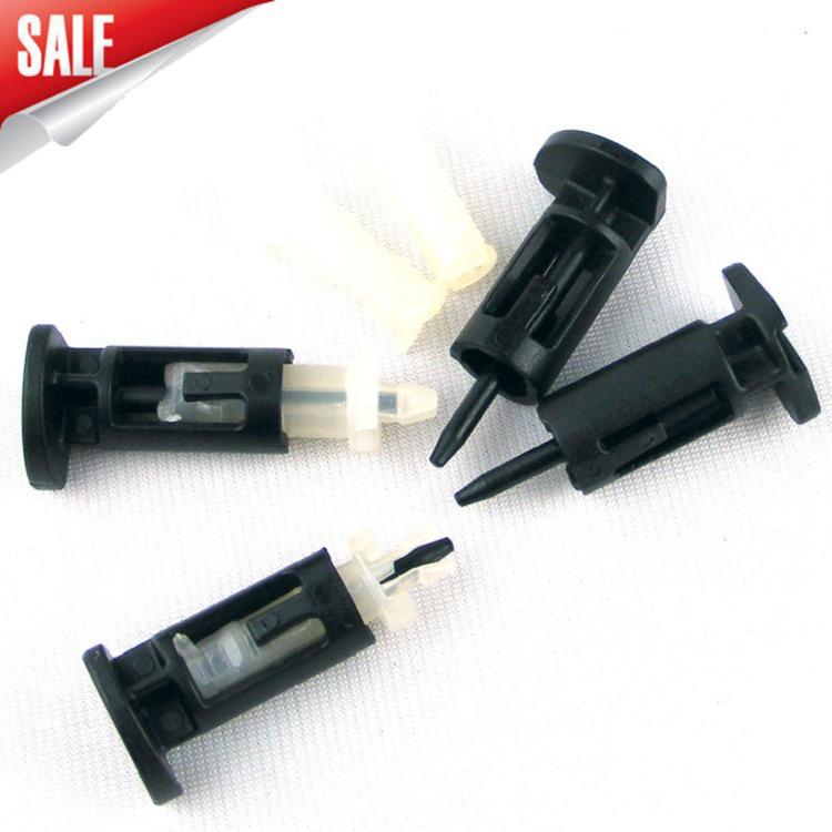 High-Quality Rubber Pins for 1155/775 Fan Heatsink - Includes 2 White & 2 Black Fasteners