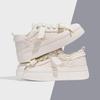 Little white shoes women's new thin breathable shoes with skirts thick-soled versatile canvas shoes