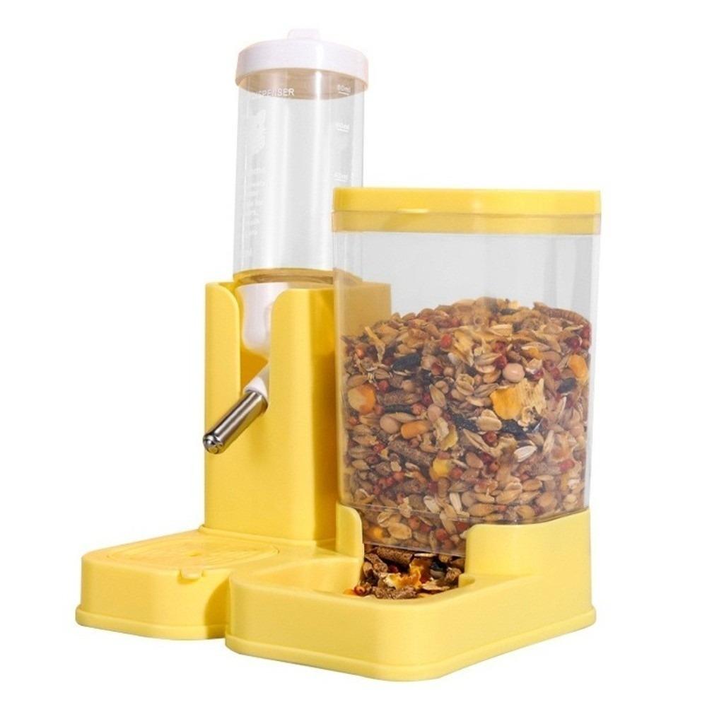 2 IN 1 Design Auto Pet Feeder Large Capacity Rabbit Feeding Tool Small Pet Care