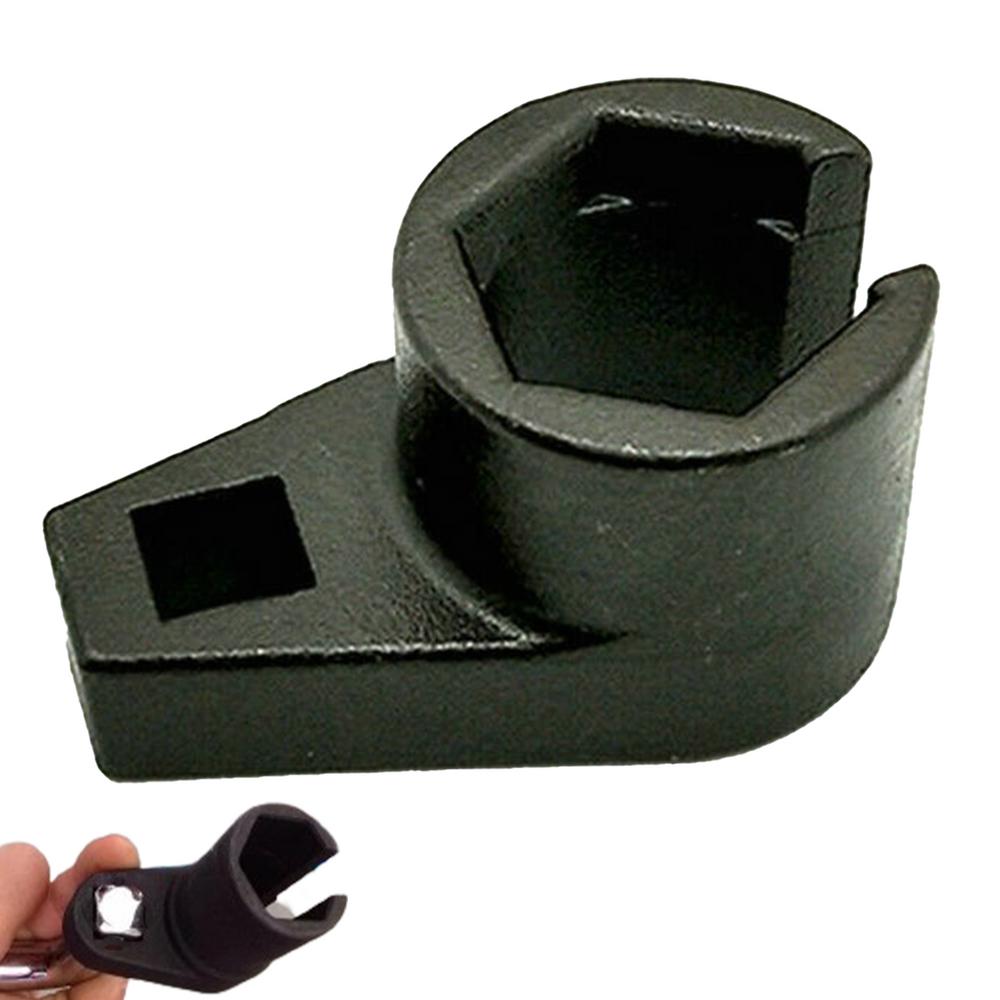 Offset Oxygen Sensor Socket 3/8 Inch 2/1 Inch Drive Oxygen Sensor Tool Offset 6-Point Oxygen Sensor Socket Portable Sensor