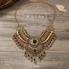 Ethnic European and American Retro Tassel Necklace Exaggerated Sweater Clavicle Chain