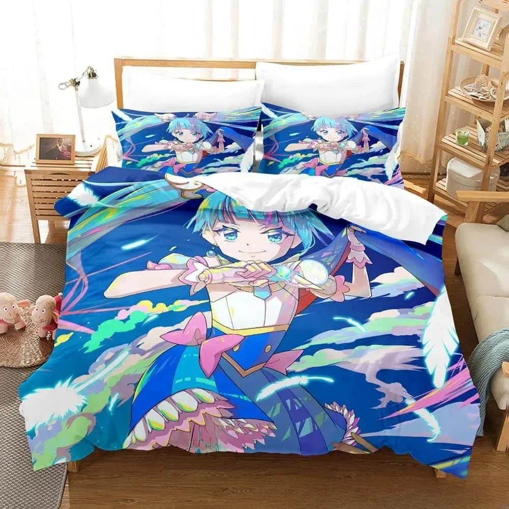 Comforter 3D Anime Kawaii Girls Sora Harewataru Bedding Set Printed With Soft Single Double Queen Super King Size