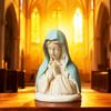 1Pc Resin Mary Statue Ornament, Decorative Ornament, Religious Gift, Can Be Used for Desktop Decoration, Shelf Decoration, Prayer Room Decoration.