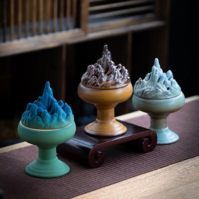 Qianlijiangshan Ceramiczny Kadzielniczka Oczyszczacz Powietrza Wewnętrzny Kadzielniczka Styl Chiński Ornament Kadzielniczki