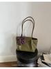 2026 Spring/Summer Women's Woven Bucket Bag: Versatile Large Capacity Shoulder & Crossbody Style