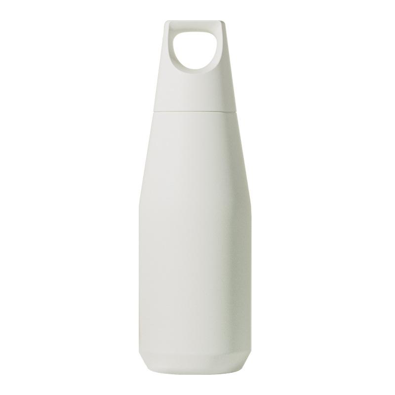 New Large Mouth with Handle Conical Thermos Bottle Stainless Steel Vacuum Cola Cup Outdoor Heat Preservation and Cold Sports Water Cup