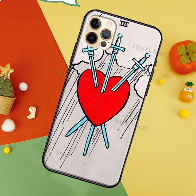 moon Tarot Mystery totem Case For iPhone 11 14 13 Pro Max 12 mini X XR XS MAX 6 6S 7 8 Plus 5S SE 2020 Phone Cover