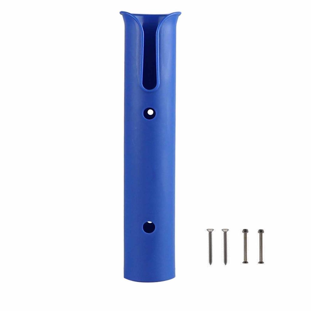 Angelzubehör Seitenmontage Angelrutenhalter Tragbar Leicht Angelrutenhalter mit Schraube Rutenrohrhalterung Yacht