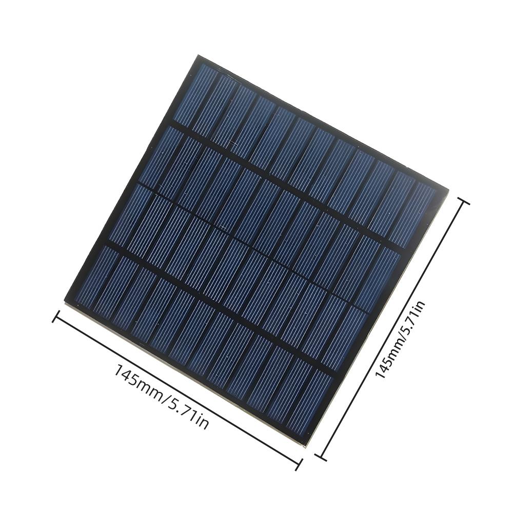 3 Solar Panel 18.6 Percent High-Efficiency Polysilicon Power IPX6 Waterproof 250mA Photovoltaic Module 12 Volt Solar Panel for Smart