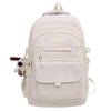 Schoolbag Mori student bag female Korean version casual versatile junior high school student high school student backpack simple solid color large