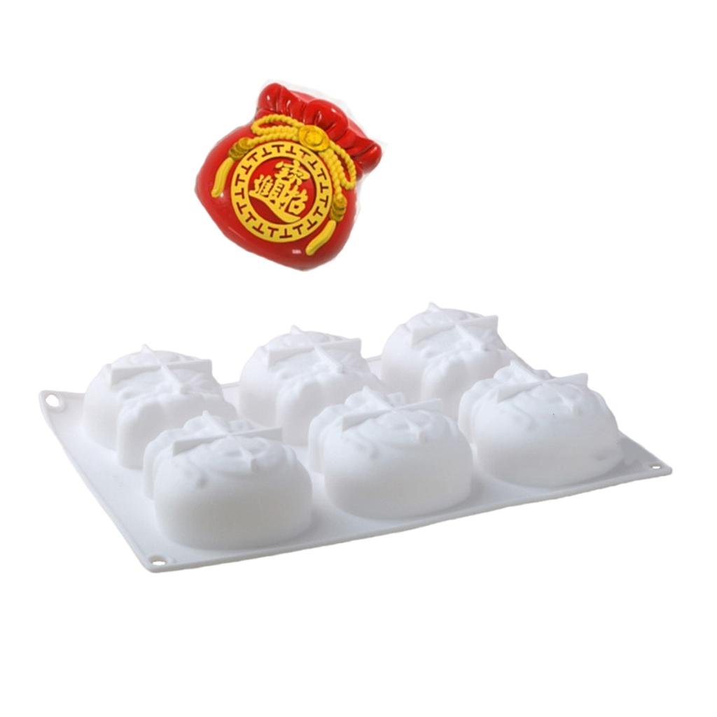 Food Grade Silicone Fu Character Cake Molds Easy Releasing Cake Molds Silicone Texture for Making Chocolate and Cake