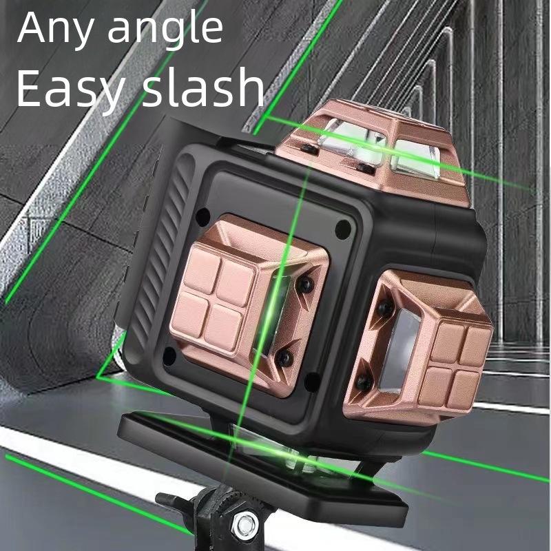 Autocolante de perete cu nivel laser verde de înaltă precizie, cu 16 linii, pentru utilizare în aer liber