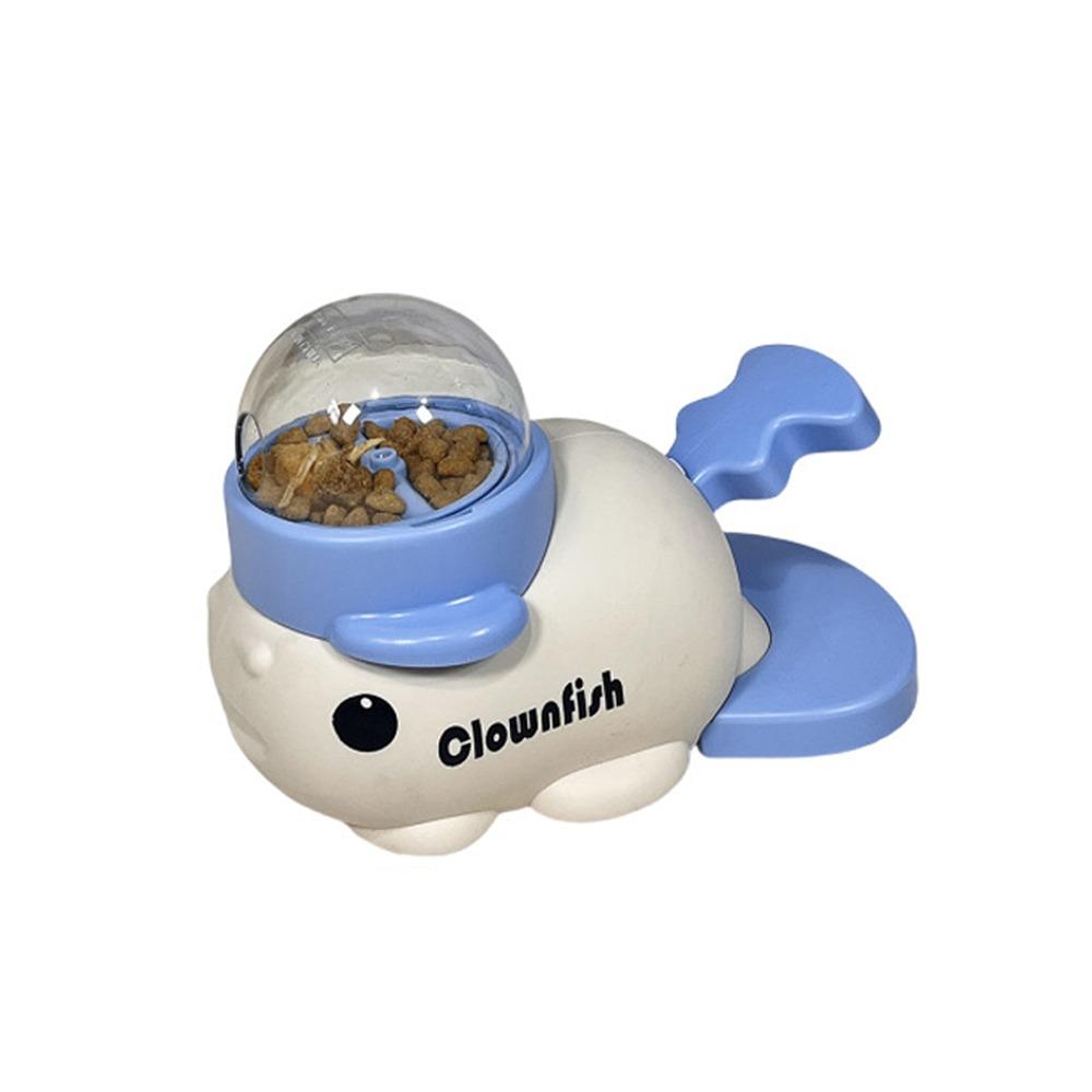Cartoon Fish Design Pet Feeding Machine Interactive Dog Slow Feeder  Reduce Bloating