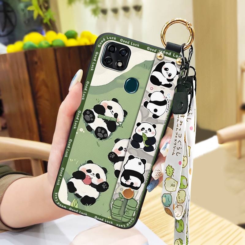 Kickstand Wrist Strap Phone Case For ZTE Blade V2020 Vita/Blade20 Smart/10 Smart Anti-knock Cartoon Soft case Waterproof