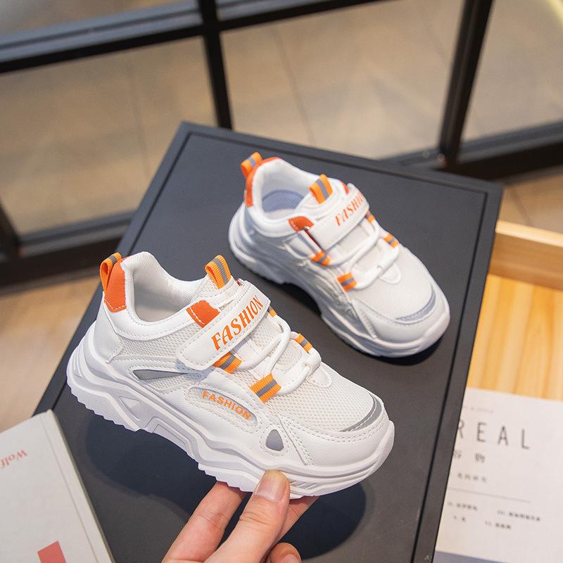 Boys Summer Net Shoes 2025 New Children's Mesh Breathable Dad Shoes Ultra-light Soft Sole Girls Sports Shoes