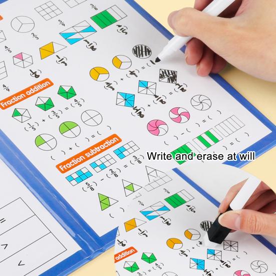 1/2 Sets Magnetic Fraction Tiles Circles Percentage Decimal Fraction Learning Math Manipulatives Elementary Students Teaching Aid Educational Fraction