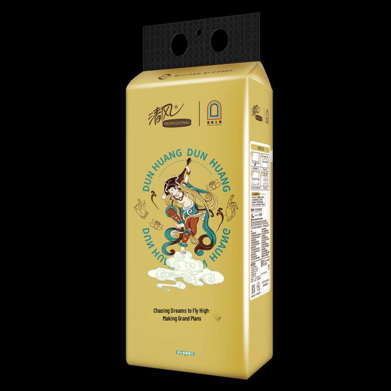 Qingfeng Dunhuang Co-branded 4-Ply Hanging Tissues