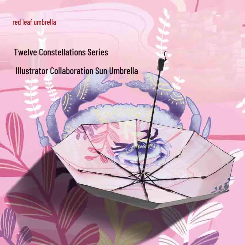 Hongye Illustrated Constellation Folding Umbrella