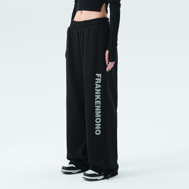 FRANKENMONO (Triple Terry) Reflective Logo String Oversized Pants