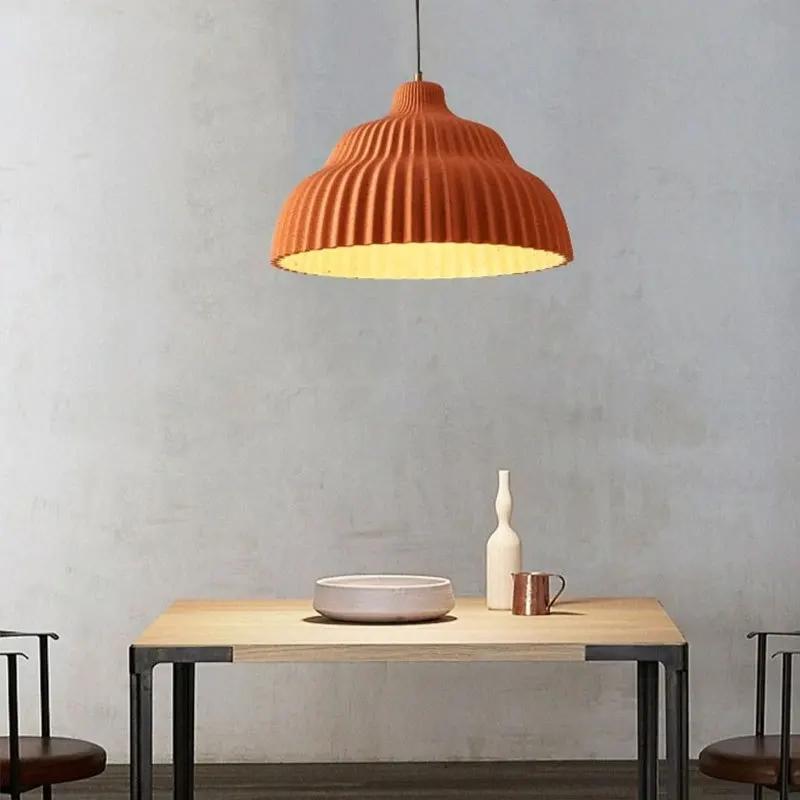 Industrial pendant light Dining Room design Nordic modern cement light minimalist Vintage Kitchen island loft pendant light
