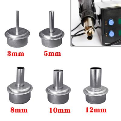 Hot Air Guns Nozzle Rework Station Wind Mouth 3mm 5mm 8mm 10mm 12mm Replaceable Heat Guns Nozzles for QUICK 861DW