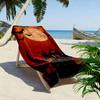 Eerie moonlit night whispers. Print beach towel, quick drying, suitable for travel, outdoor sports, jogging, the beach and swimming, gift
