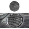 Unifizz 1PC Soft Black Carbon Fiber Engine Bay Side Panel Cover Trim for Corvette C8 2020-2024, Engine Compartment Decorative Sticker