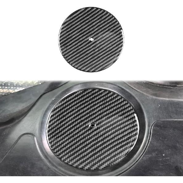 

Unifizz 1PC Soft Black Carbon Fiber Engine Bay Side Panel Cover Trim for Corvette C8 2020-2024, Engine Compartment Decorative Sticker