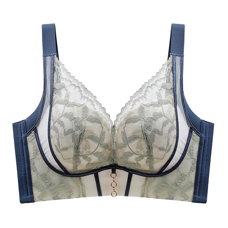 Thin Push Up Bra for Women Without Steel Rims Gathered Bra for Anti Sagging Oversized Bra