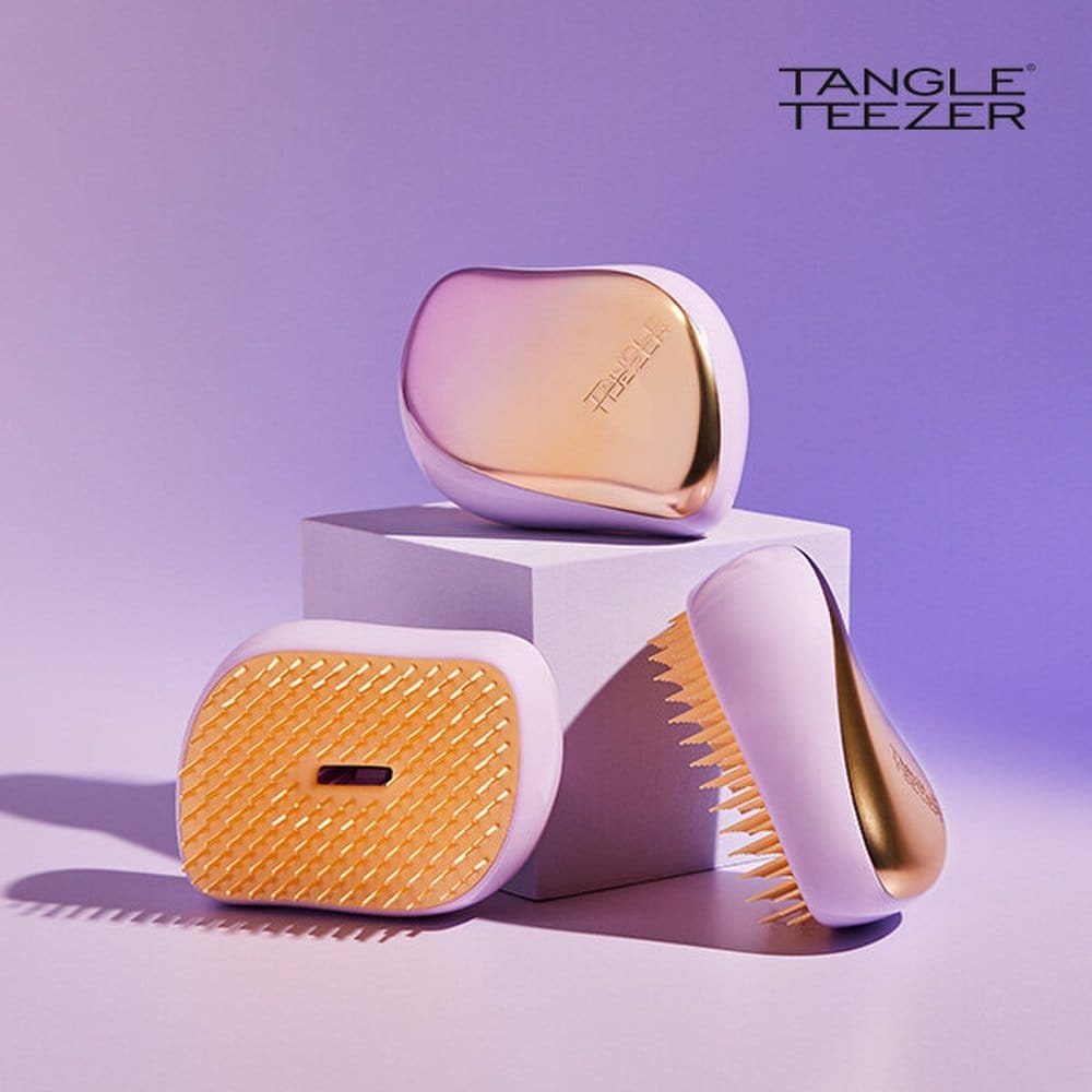

[Tangle Teezer] Compact Styler Lilac Yellow Chrome