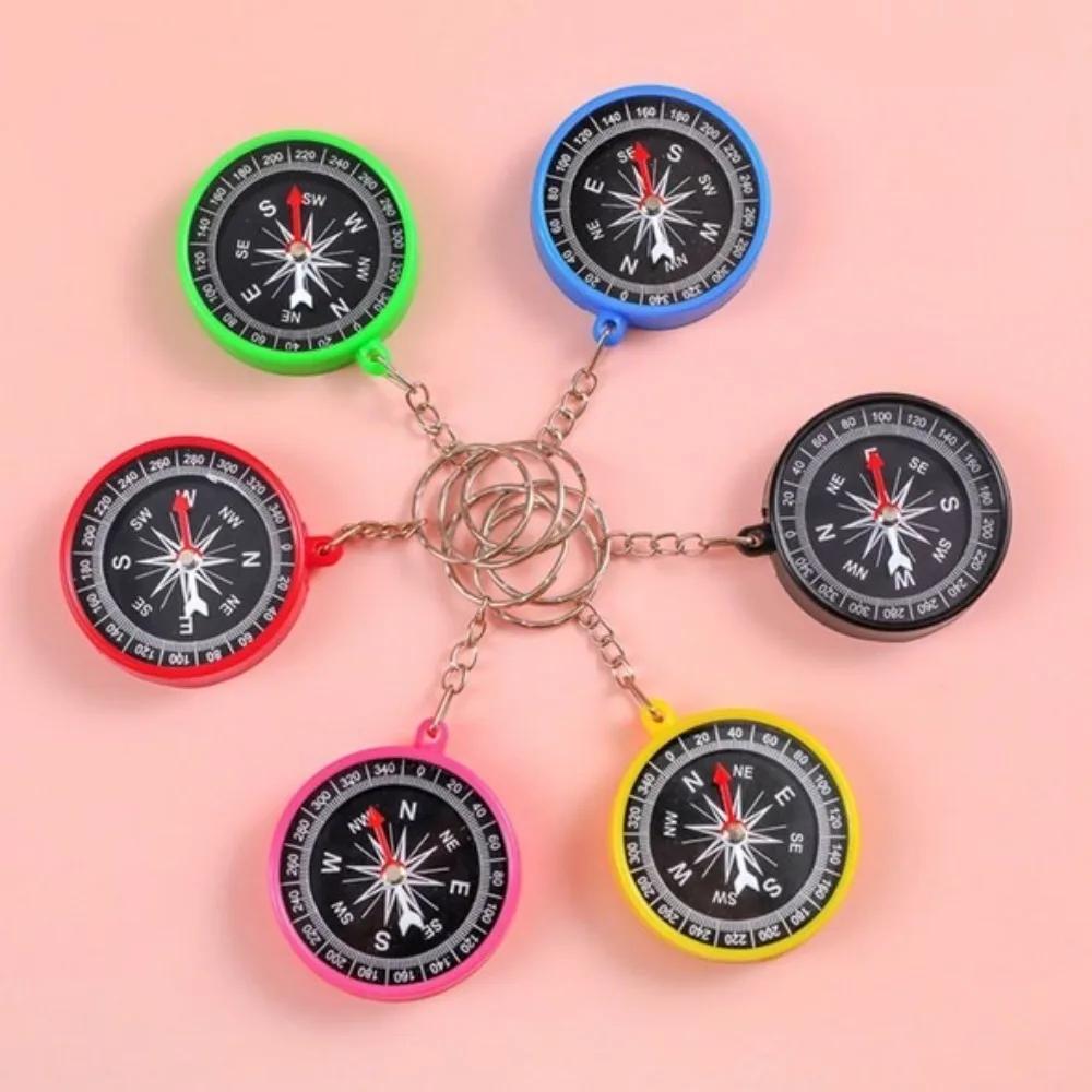Outdoor Pocket Compass Keychain Mini Compass Pendant Navigation Tools for Travel Outdoor Compass Durable Practical Portable армия зеленый