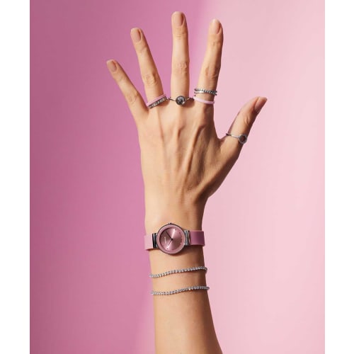 Bering Colorful Summer Watch 10129-909 Women's Pink
