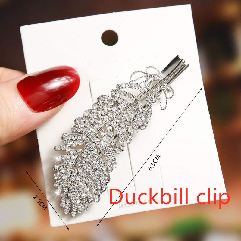 Elegant Rhinestone Hairpins Women Girls Pearl Hair Clips Pins Barrettes Accessories BB Hairclip Hairgrip Headdress