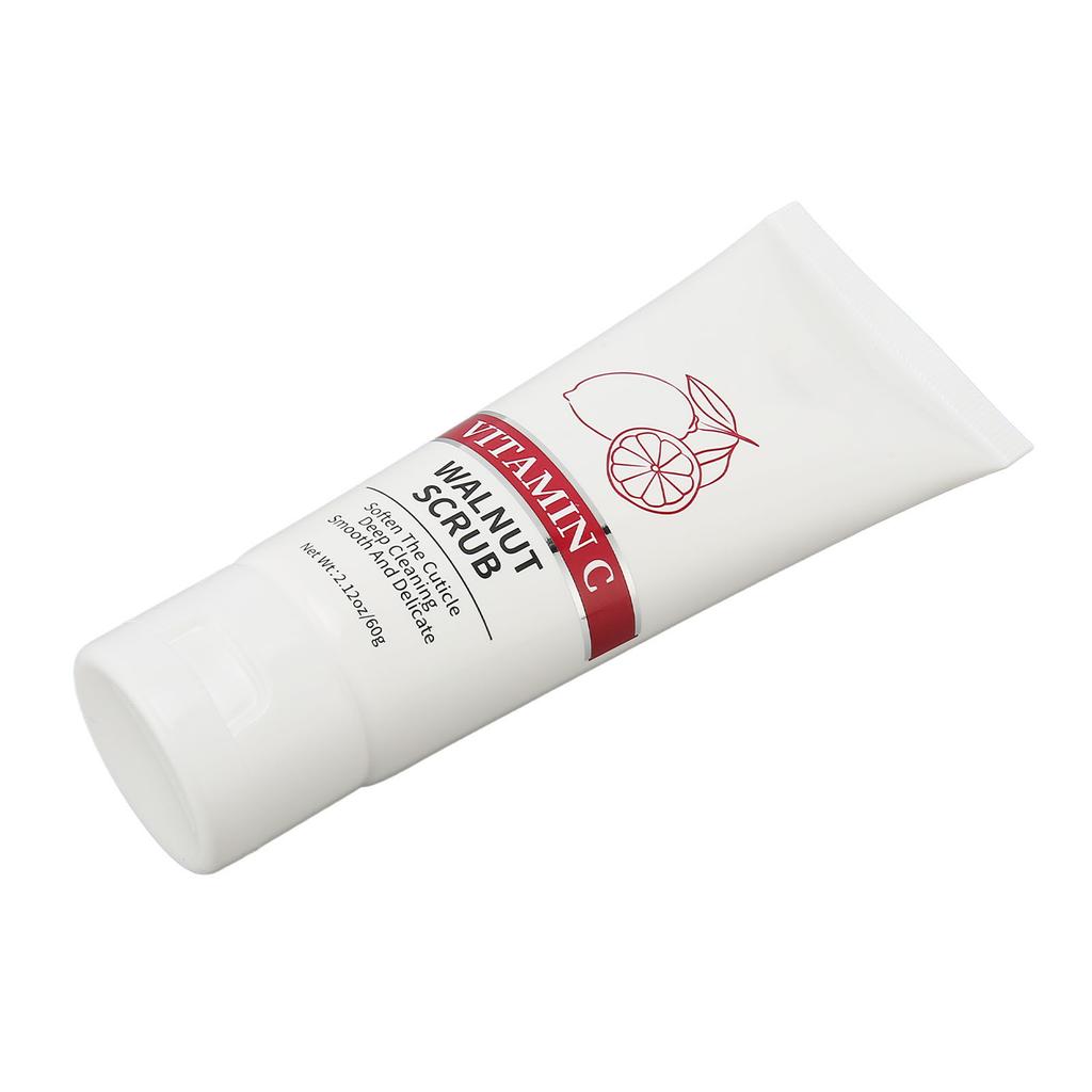 Body Scrub Cream Vitamin C Nourishing Pore Cleansing Safe Mild Walnut Extract Skin Exfoliating Body Scrub 2.1oz