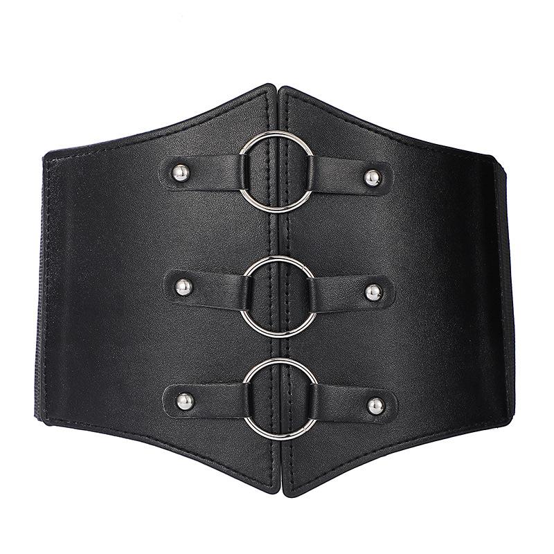 

Waist Cinching Abdominal Belt Wide Waistband Adjustable Waist Belt For Women Shirt Skirt Decoration Accessories as the picture