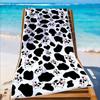 1Pc, Oversized Women's Beach Towel with Cow Print, Super Absorbent and Lightweight Beach Towel - Sand-Free Soft Microfiber